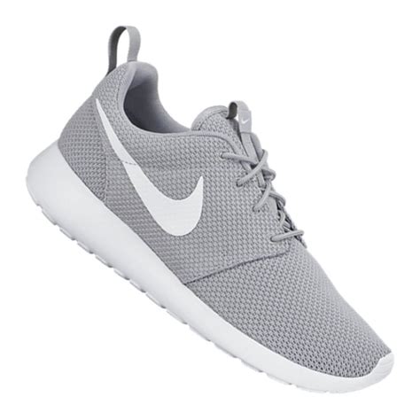 nike roshe run schuhe grau weiß